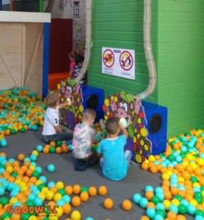 Spelende kinderen tijdens Goodwill Day