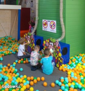 Kinderen bij Monkey Town voor hun Goodwill Day
