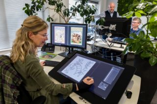 Ontwerpen van de kleurplaten van Goodwill